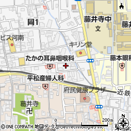 菊矢ハイツ周辺の地図