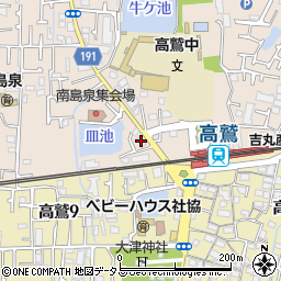 覚道歯科医院周辺の地図