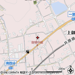 広島県福山市神辺町上御領799周辺の地図