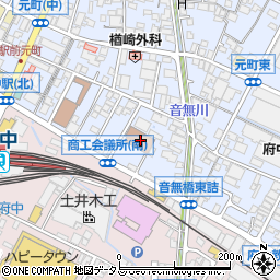 広島県府中市元町445周辺の地図