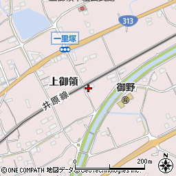 広島県福山市神辺町上御領1305周辺の地図