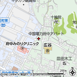 広島県府中市鵜飼町116周辺の地図