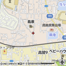 〒583-0881 大阪府羽曳野市島泉の地図