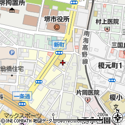 〒590-0048 大阪府堺市堺区一条通の地図
