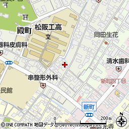 三重県松阪市殿町1244-1周辺の地図