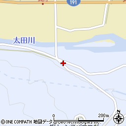 広島県山県郡安芸太田町中筒賀182周辺の地図