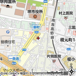 大阪府堺市堺区一条通20周辺の地図