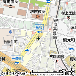 河合塾マナビス堺東校周辺の地図