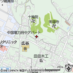 広島県府中市鵜飼町168周辺の地図