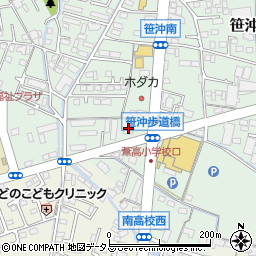 お宝大陸倉敷笹沖店周辺の地図