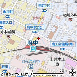 中国銀行府中支店 ＡＴＭ周辺の地図