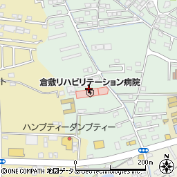 倉敷リハビリテーション病院周辺の地図