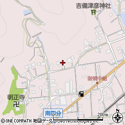 広島県福山市神辺町上御領768周辺の地図