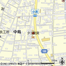 西日本三菱小溝店周辺の地図