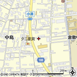 トヨタカローラ岡山トヨタ認定中古車倉敷店周辺の地図