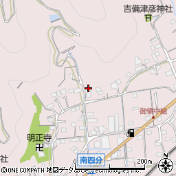 広島県福山市神辺町上御領766周辺の地図