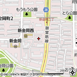 金岡東職員住宅１６（Ｂ）棟周辺の地図