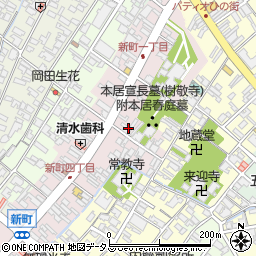 三重県松阪市新町840-1周辺の地図