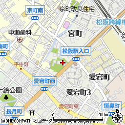 愛宕山りゅう泉寺周辺の地図