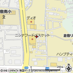 ニシナフードバスケット堀南店周辺の地図