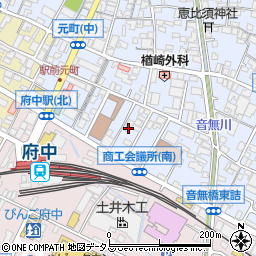 広島県府中市元町444周辺の地図