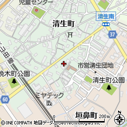 松阪清生郵便局 ＡＴＭ周辺の地図