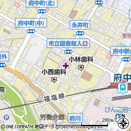 広島県府中市府中町43周辺の地図