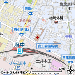広島県府中市元町458周辺の地図