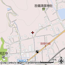 広島県福山市神辺町上御領805周辺の地図