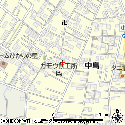 岡山県倉敷市中島1886周辺の地図