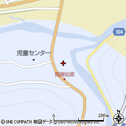 広島県山県郡安芸太田町中筒賀498-1周辺の地図