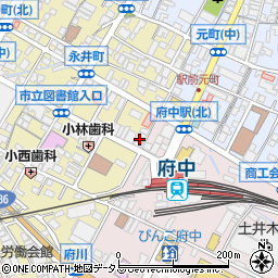 広島県府中市府中町23周辺の地図