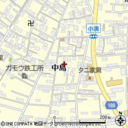 岡山県倉敷市中島2083周辺の地図