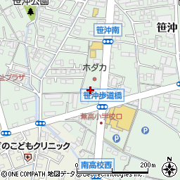 ａｕショップ　倉敷笹沖周辺の地図