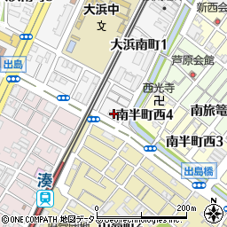 大阪府堺市堺区大浜南町1丁周辺の地図