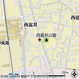 西富井第2公園周辺の地図