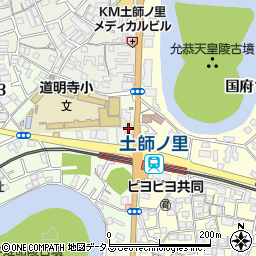 京進スクール・ワン　土師ノ里教室周辺の地図