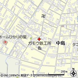 岡山県倉敷市中島1884周辺の地図