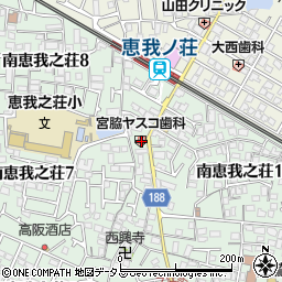 大阪府羽曳野市南恵我之荘7丁目1-2周辺の地図