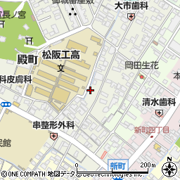 三重県松阪市殿町1245-1周辺の地図