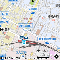 ＪＡ福山市府中元町周辺の地図