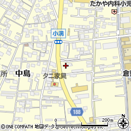 岡山県倉敷市中島2552周辺の地図