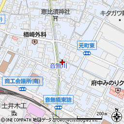 広島県府中市元町27周辺の地図