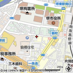 大阪府堺市堺区一条通19-13周辺の地図