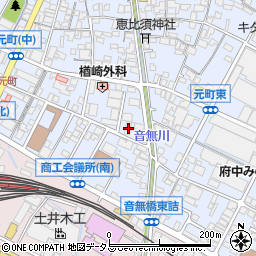 広島県府中市元町424周辺の地図