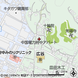 広島県府中市鵜飼町155周辺の地図