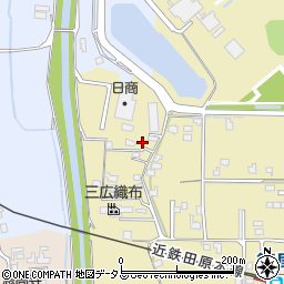 奈良県広陵町（北葛城郡）萱野周辺の地図