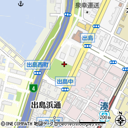 大阪府堺市堺区出島浜通1周辺の地図