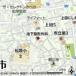 上田元町周辺の地図