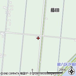 岡山県岡山市南区藤田1352周辺の地図